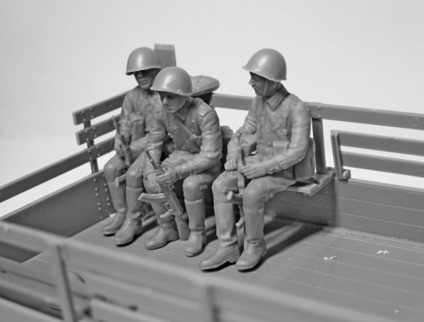 Советские военнослужащие (1979-1991), (5 фигур), 1:35, (35636)