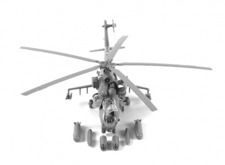 Вертолет Ми-24 В/ВП "Крокодил", 1:72