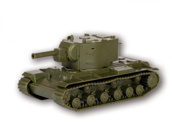 Сов. тяжёлый танк КВ-2, 1:100