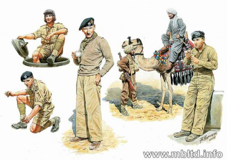 Фигуры Содружество AFV Экипаж, 1:35, (MB3564)