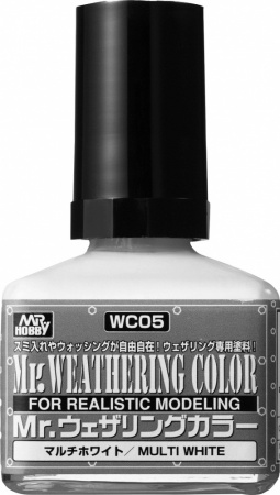 Краска 40мл MR.WEATHERING COLOR WC05 MULTI WHITE