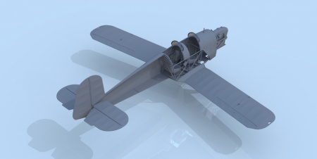 Bücker Bü 131D, Германский учебный самолет ІІ МВ, 1:32, (32030)