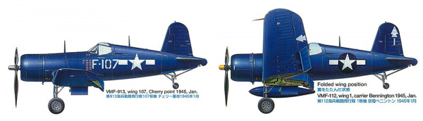 Самолет F4U-1D Vought Corsair, 1/48