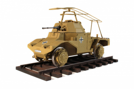 Panzerspähwagen P 204 (f) железнодорожный, Германский бронеавтомобиль ІІ МВ, 1:35, (35376)