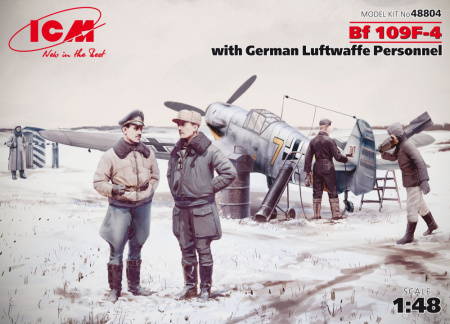 Bf 109F-4 с персоналом ВВС Германии, 1:48, (48804)