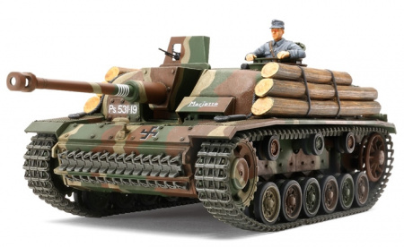 Sturmgeschutz III Ausf.G - "Finnish Army" с фигурой командира, 1:35, [35310]