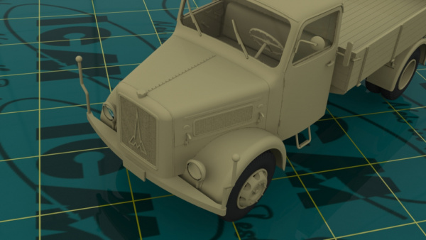 Magirus S330, Германский грузовой автомобиль (производства 1949 г.), 1:35, (35452)