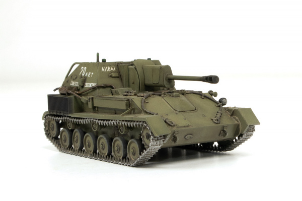 Советская самоходная артиллерийская установка СУ-76М, 1:72, [5080]