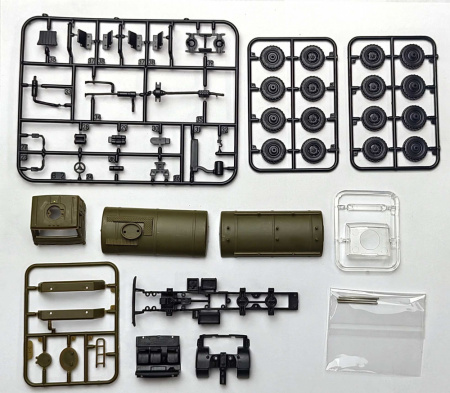 Военный грузовик топливозаправщик К-5350 (1:72), (307287)