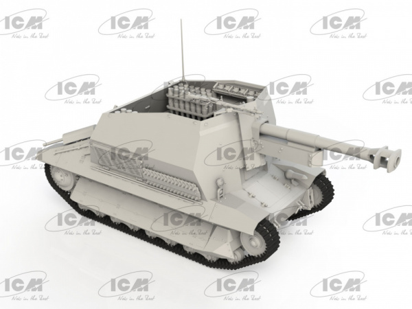 Немецкая самоходная гаубица 10.5cm leFH 16(Sf) auf Geschutzwagen FCM36(f), 1:35, [35340]