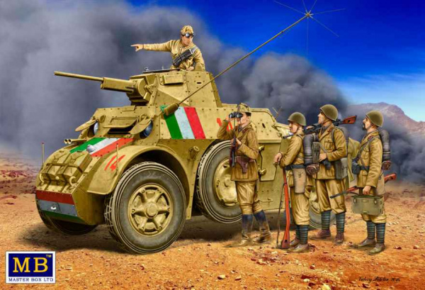 Фигуры Итальянские военнослужащие, период Второй мировой войны, 1:35, (MB35144)