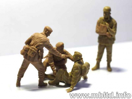 Фигуры Английские парашютисты 1944г.Набор 2, 1:35, (MB3534)