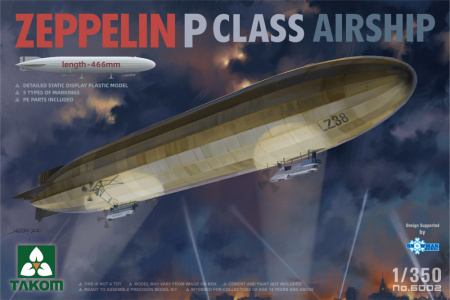 Дирижабль ZEPPELIN P CLASS AIRSHIP, 1:350, [6002]