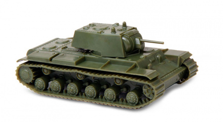 Советский тяжёлый танк КВ-1 обр. 1941г. с пушкой Ф-32,1:100