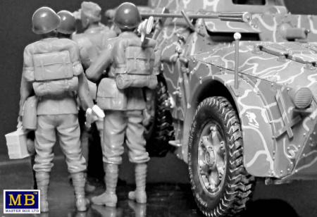 Фигуры Итальянские военнослужащие, период Второй мировой войны, 1:35, (MB35144)