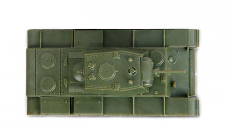 Советский тяжёлый танк КВ-1 обр. 1941г. с пушкой Ф-32,1:100