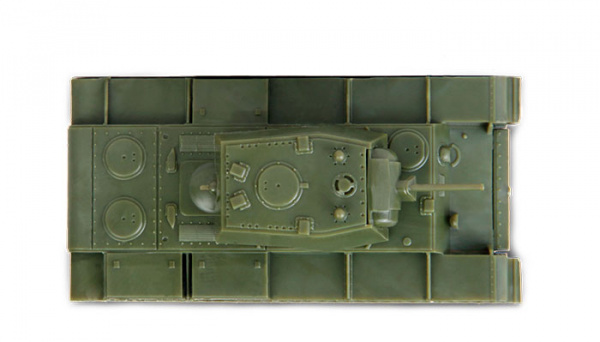 Советский тяжёлый танк КВ-1 обр. 1941г. с пушкой Ф-32,1:100