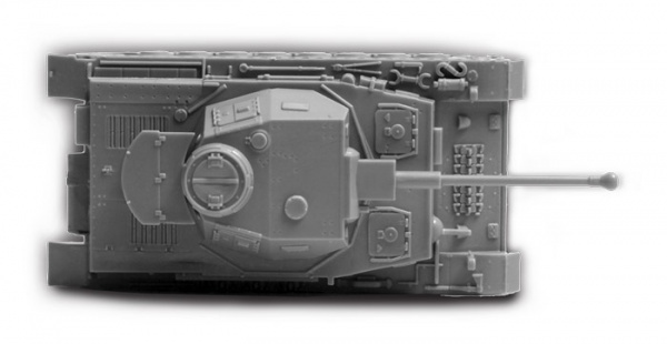 Немецкий танк Т-IV F2, 1:100