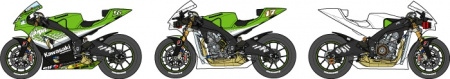 Мотоцикл Kawasaki Ninja ZX-RR, 1/12