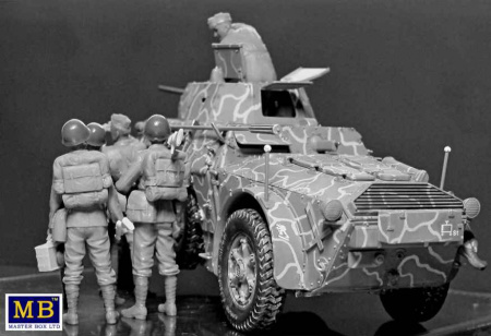 Фигуры Итальянские военнослужащие, период Второй мировой войны, 1:35, (MB35144)