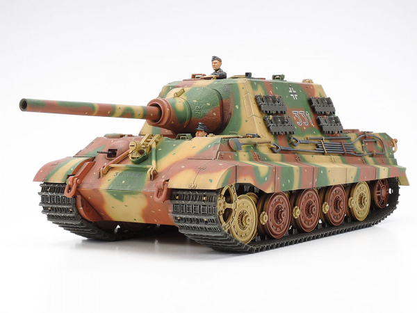 Немецкое самоходное противотанковое орудие Sd.Kfz.186 "Jagdtiger", в комплекте 2 фигуры, 2 вида траков, фототравление
