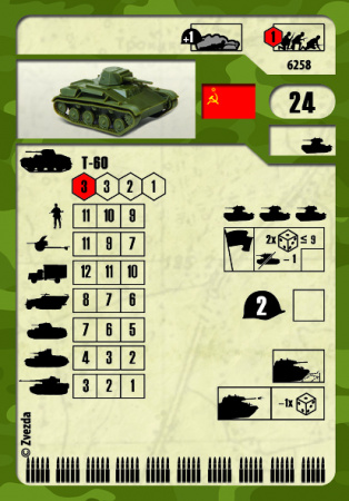 Советский легкий танк Т-60, 1:100, [6258]