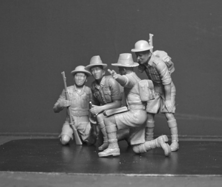 Гуркхские стрелки (1944), (4 фигуры), 1:35, (35563)