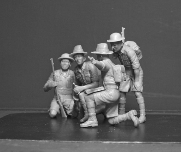Гуркхские стрелки (1944), (4 фигуры), 1:35, (35563)