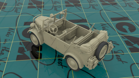 Группа армий «Центр» лето 1941 г. (Kfz.1, Typ L3000S, германская пехота (4 фигуры), германские водители (4 фигуры)), 1:35, (DS3502)