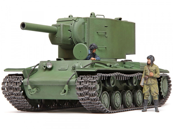 Советский тяжелый танк КВ-2, с двумя фигурами, 1:35, [35375]