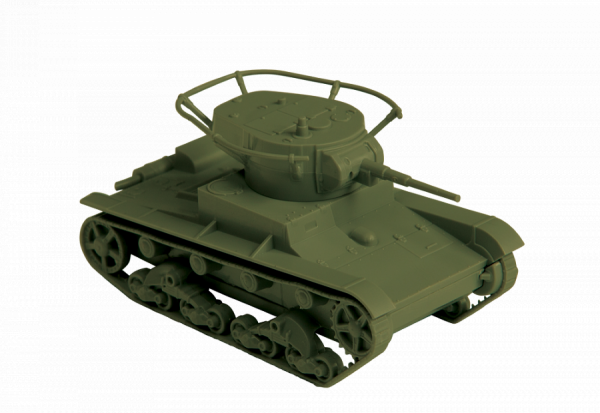 Советский легкий танк Т-26 (обр. 1933г), 1:100