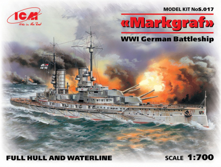 "Маркграф", Германский линейный корабль І МВ, 1:700, (S.017)