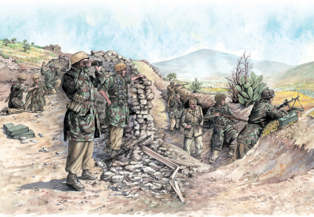 German Paratroopers with Tropical Uniform, 1/72