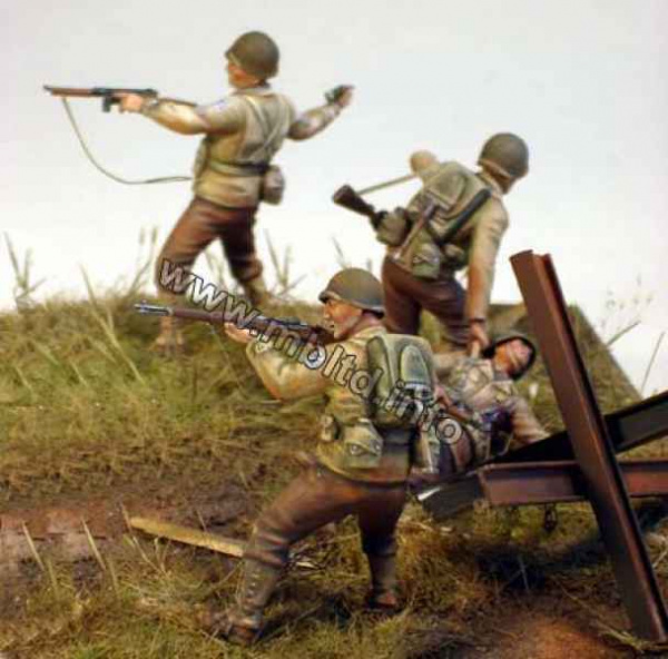 Американская пехота 1944 года, 1:35, (MB3521)