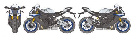 Мотоцикл Yamaha YZF-R1M, 1/12