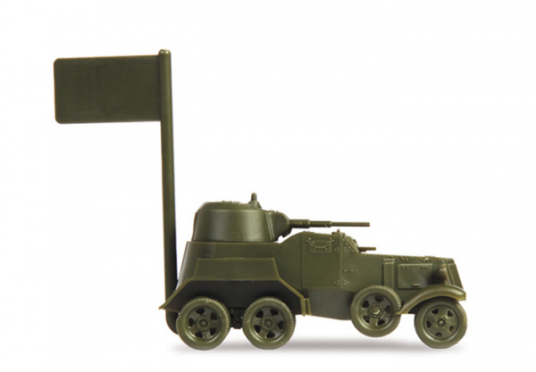 Советский бронеавтомобиль БА-10, 1:100