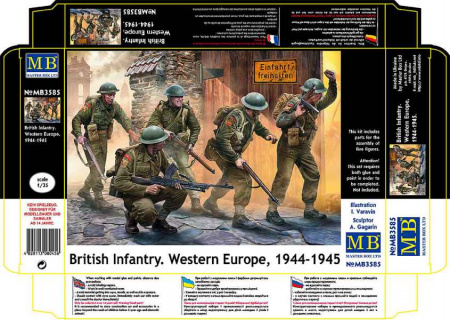 Британская пехота. Западная Европа, 1944-1945 г, 1:35, (MB3585)