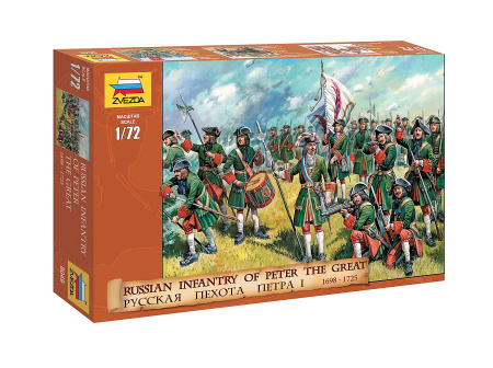 Русская пехота Петра I (1698-1725гг.), 1:72
