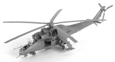 Вертолет Ми-24 В/ВП "Крокодил", 1:72