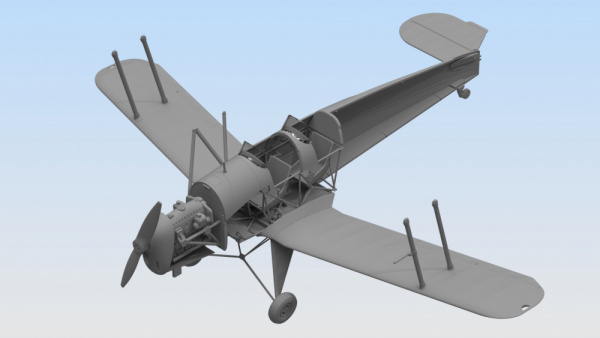 Bücker Bü 131B, Германский учебный самолет, 1:32, (32031)