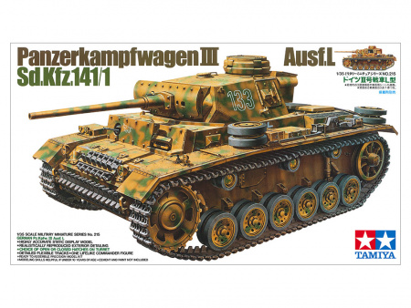 Танк T-III L + 1 фиг., 1/35