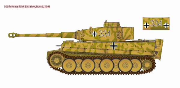 German Tiger-I Ver. Early (1:72)