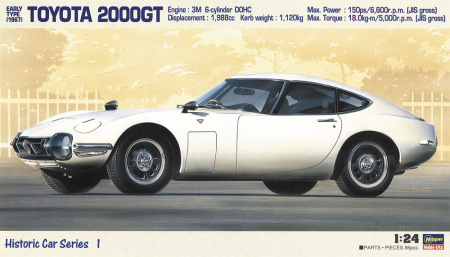 Автомобиль TOYOTA 2000GT, 1:24, [21201]