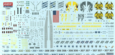 Самолет USN F/A-18C VFA-192, 1/72