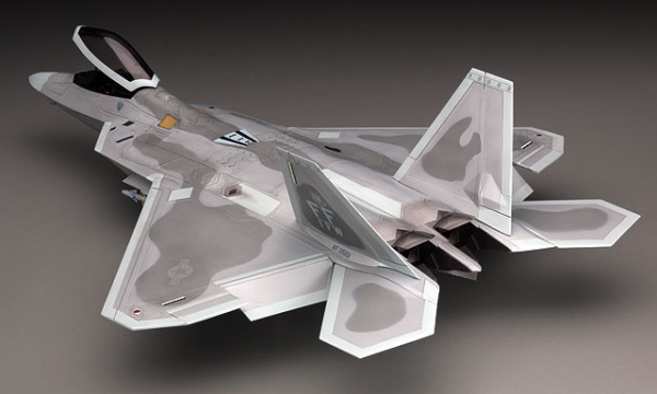 Истребитель ВВС США F-22 Raptor, 1:48, [07245]