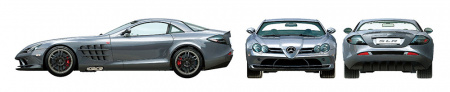 А/м Mercedes-Benz SLR McLaren 722 Edition, 1/24