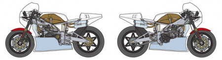 Мотоцикл Honda NSR500 ’84, 1:12