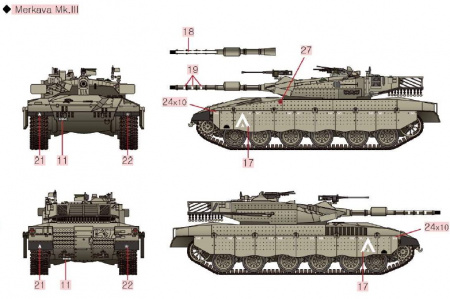 Merkava Mk.III (1:72)