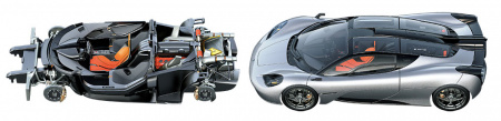 А/м Gordon Murray Automotive T.50, 1:24