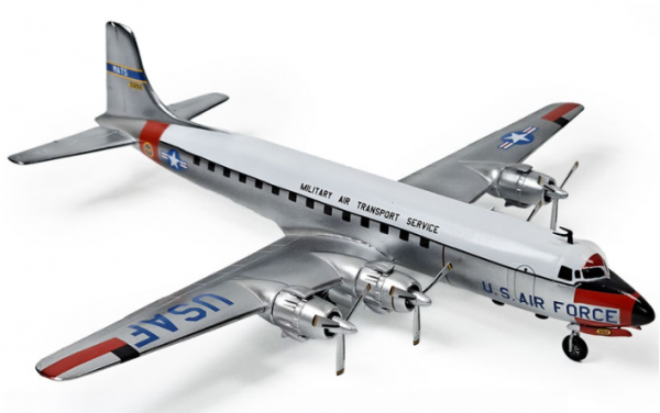Авиалайнер USAF C-118 Liftmaster, 1:144, [12634]
